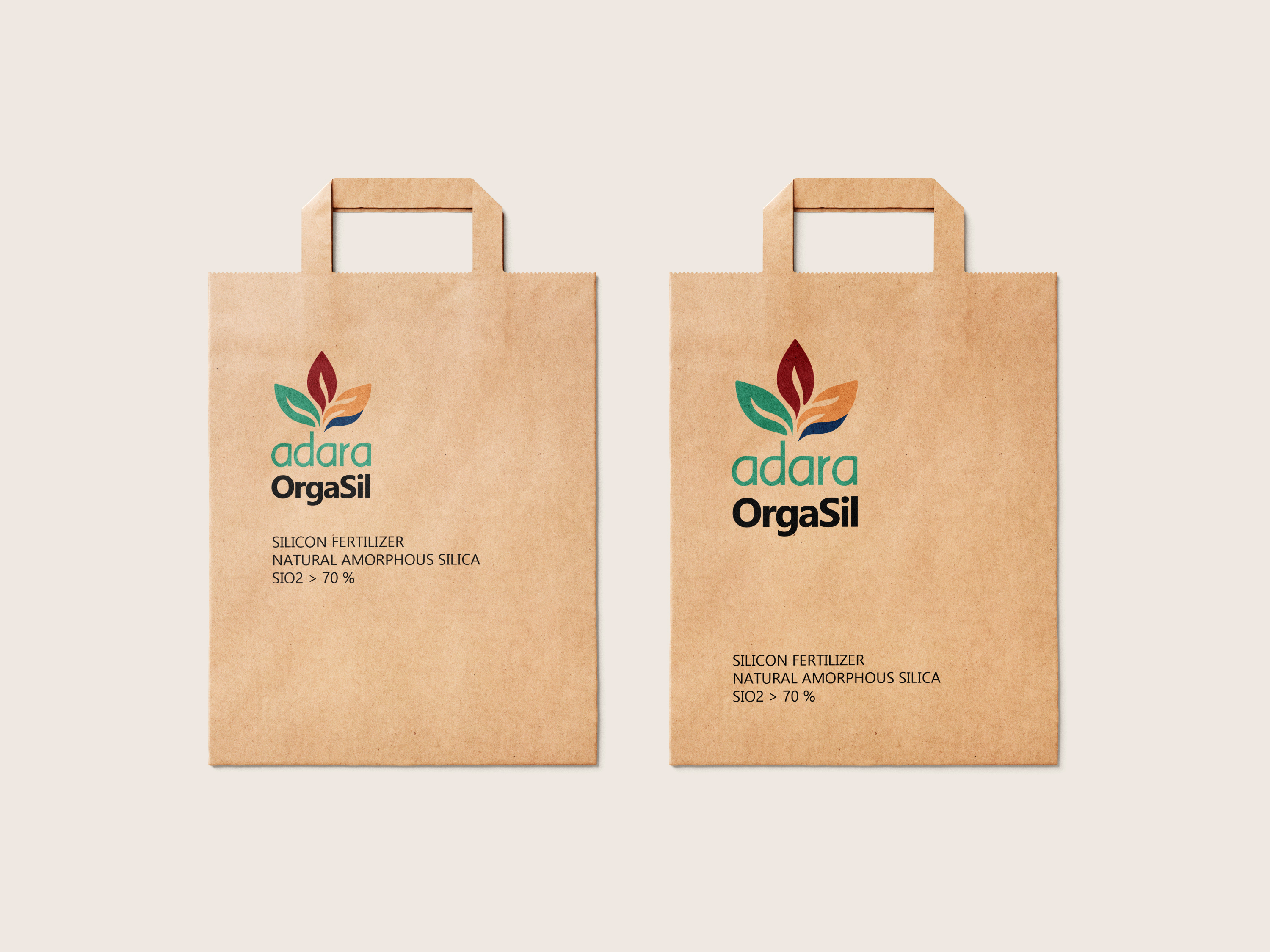 OrgaSil paper bag — mockup